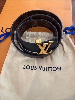 Authentic Louis Vuitton Belt – Excellent Condition – Complete Gift Set Included